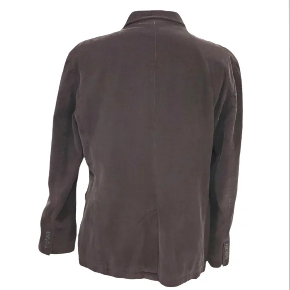 J. Crew Factory sport coat men's XL navy blue corduroy western blazer - Picture 2 of 11